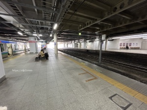 仙台駅の東北本線ホーム