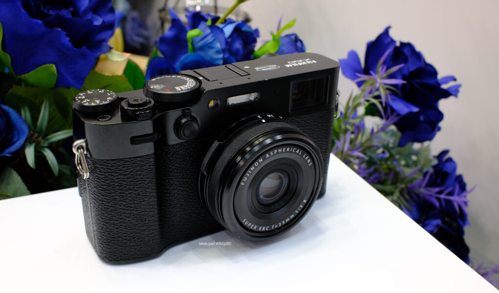X100VI ブラックモデル　シーピープラスで触らせてもらえるデモ機　これで私のX100VIを撮影させてらもいました