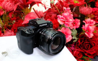 FUJIFILM X-H2S 56 mm f/1.2装着時　シーピープラス2025にて、薔薇の造花は富士フィルムさんがブースに用意したものでこういうふうにしか撮りようがなかっただけです