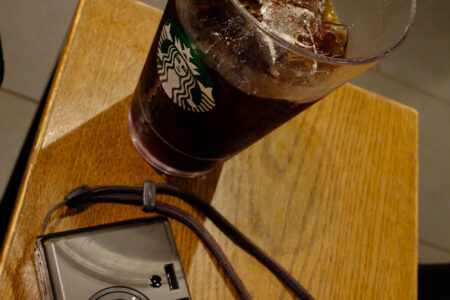 CONTAX T3 & Starbucks ice coffee