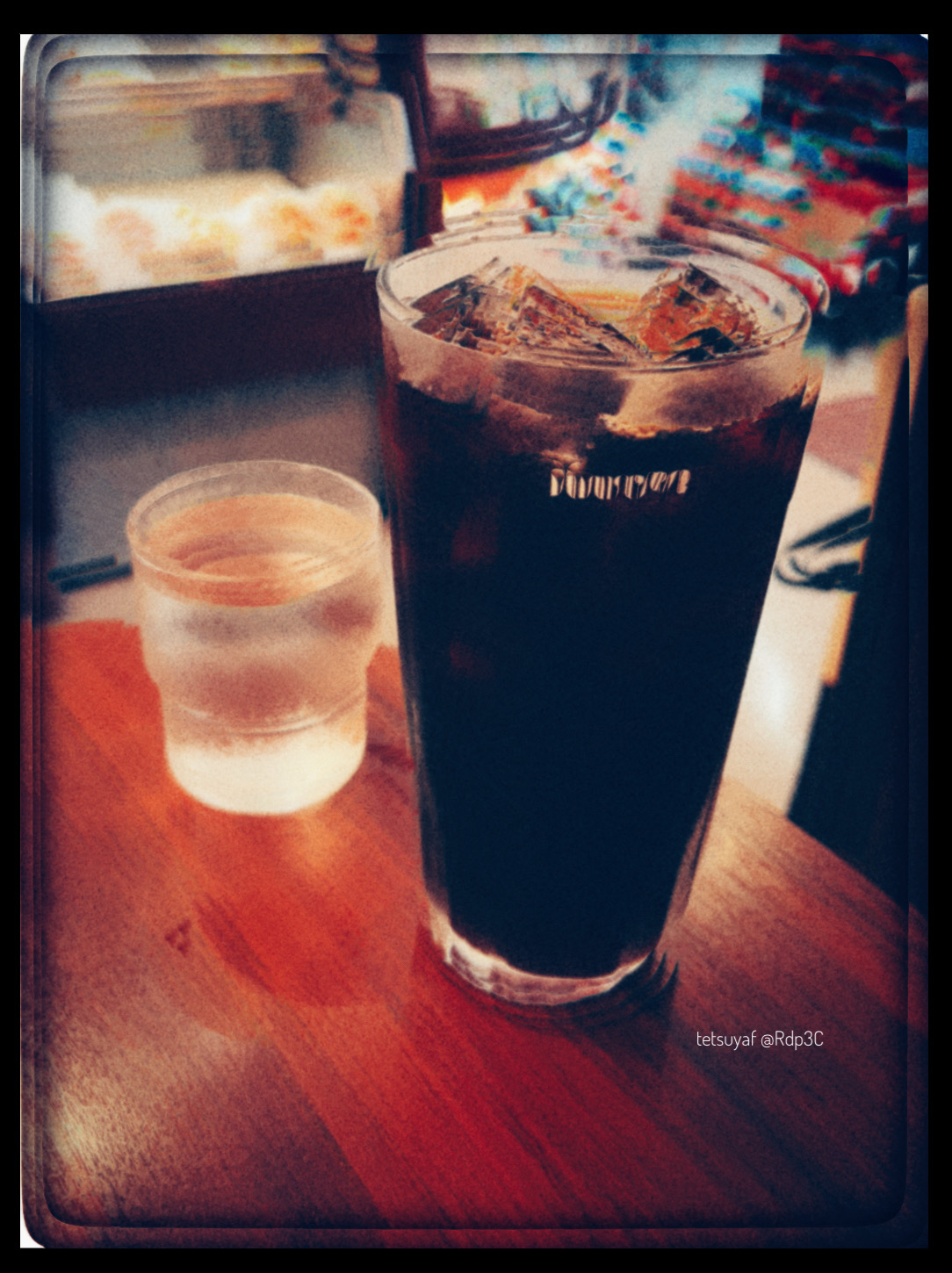 ドトールコーヒーのアイスコーヒーLサイズ