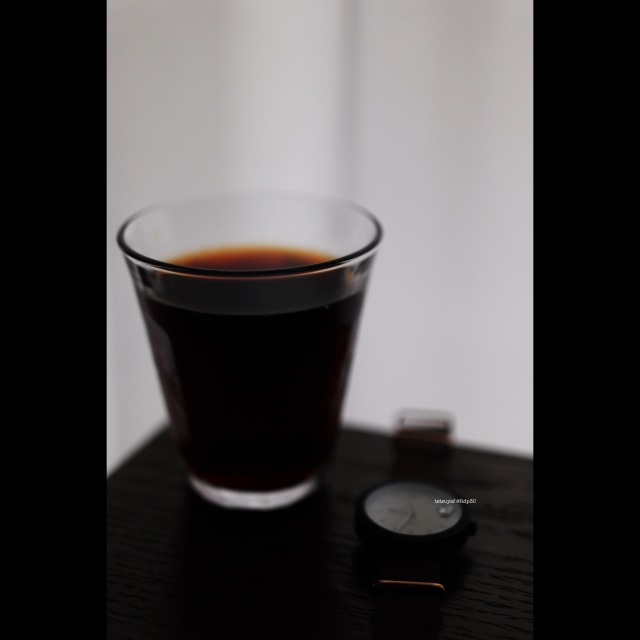 アイスコーヒーと午前9時34分 Canon EOS M6